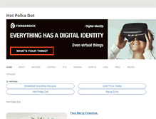Tablet Screenshot of hotpolkadot.com